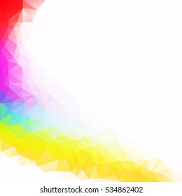 Colorful Polygonal Mosaic Background, Creative Design Templates
