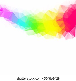 Colorful Polygonal Mosaic Background, Creative Design Templates