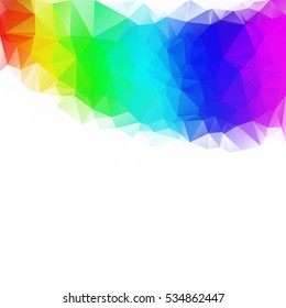 Colorful Polygonal Mosaic Background, Creative Design Templates