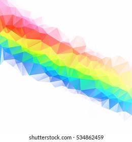 Colorful Polygonal Mosaic Background, Creative Design Templates