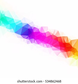 Colorful Polygonal Mosaic Background, Creative Design Templates