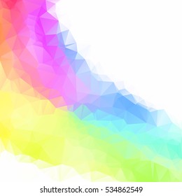 Colorful Polygonal Mosaic Background, Creative Design Templates