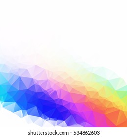 Colorful Polygonal Mosaic Background, Creative Design Templates