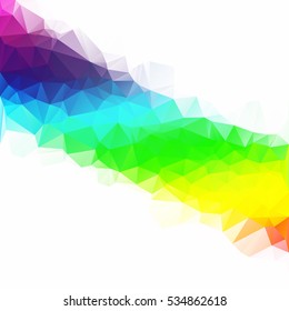 Colorful Polygonal Mosaic Background, Creative Design Templates
