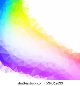 Colorful Polygonal Mosaic Background, Creative Design Templates