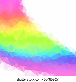 Colorful Polygonal Mosaic Background, Creative Design Templates
