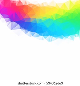 Colorful Polygonal Mosaic Background, Creative Design Templates