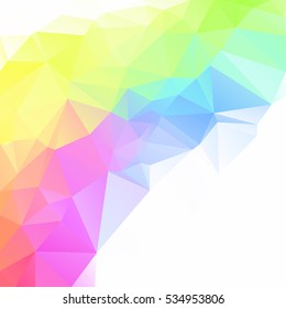 Colorful Polygonal Mosaic Background, Creative Design Templates