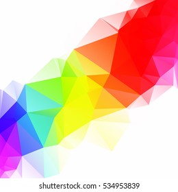 Colorful Polygonal Mosaic Background, Creative Design Templates