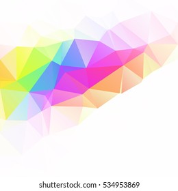 Colorful Polygonal Mosaic Background, Creative Design Templates