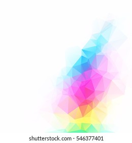 Colorful Polygonal Mosaic Background, Creative Design Templates