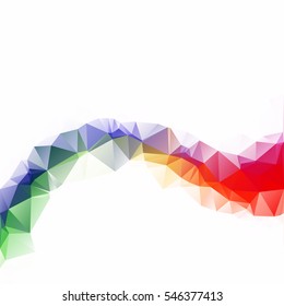 Colorful Polygonal Mosaic Background, Creative Design Templates