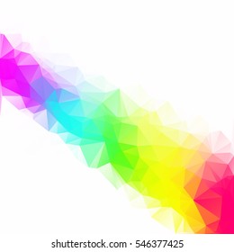 Colorful Polygonal Mosaic Background, Creative Design Templates