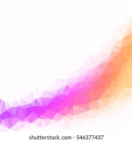 Colorful Polygonal Mosaic Background, Creative Design Templates