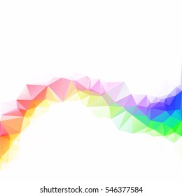 Colorful Polygonal Mosaic Background, Creative Design Templates