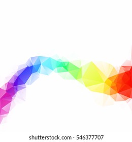 Colorful Polygonal Mosaic Background, Creative Design Templates