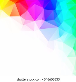 Colorful Polygonal Mosaic Background, Creative Design Templates