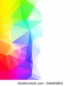 Colorful Polygonal Mosaic Background, Creative Design Templates