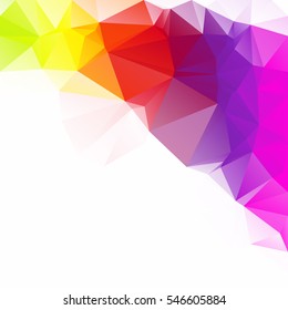 Colorful Polygonal Mosaic Background, Creative Design Templates