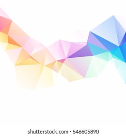 Colorful Polygonal Mosaic Background, Creative Design Templates