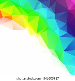 Colorful Polygonal Mosaic Background, Creative Design Templates
