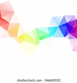 Colorful Polygonal Mosaic Background, Creative Design Templates