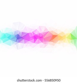 Colorful Polygonal Mosaic Background, Creative Design Templates