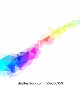 Colorful Polygonal Mosaic Background, Creative Design Templates