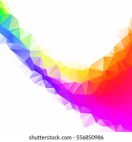 Colorful Polygonal Mosaic Background, Creative Design Templates
