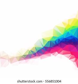 Colorful Polygonal Mosaic Background, Creative Design Templates