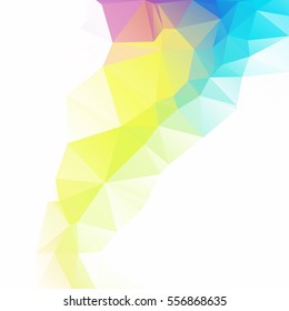 Colorful Polygonal Mosaic Background, Creative Design Templates