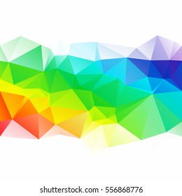 Colorful Polygonal Mosaic Background, Creative Design Templates