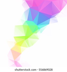 Colorful Polygonal Mosaic Background, Creative Design Templates