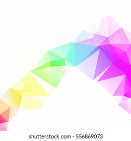 Colorful Polygonal Mosaic Background, Creative Design Templates