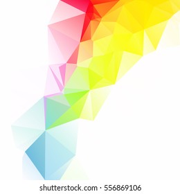 Colorful Polygonal Mosaic Background, Creative Design Templates