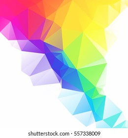 Colorful Polygonal Mosaic Background, Creative Design Templates