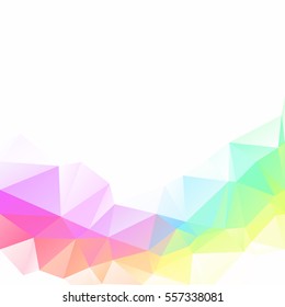 Colorful Polygonal Mosaic Background, Creative Design Templates