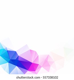 Colorful Polygonal Mosaic Background, Creative Design Templates