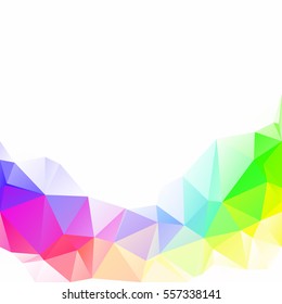 Colorful Polygonal Mosaic Background, Creative Design Templates