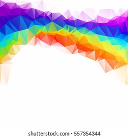 Colorful Polygonal Mosaic Background, Creative Design Templates