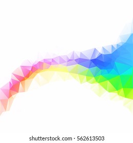 Colorful Polygonal Mosaic Background, Creative Design Templates