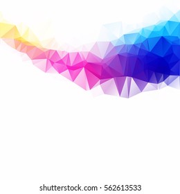 Colorful Polygonal Mosaic Background, Creative Design Templates