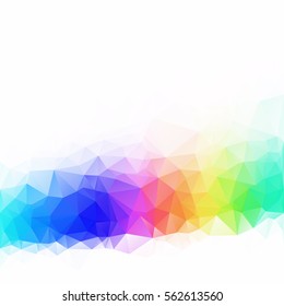 Colorful Polygonal Mosaic Background, Creative Design Templates