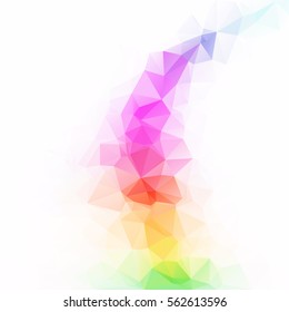 Colorful Polygonal Mosaic Background, Creative Design Templates