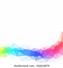 Colorful Polygonal Mosaic Background, Creative Design Templates