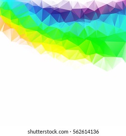 Colorful Polygonal Mosaic Background, Creative Design Templates