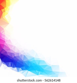 Colorful Polygonal Mosaic Background, Creative Design Templates