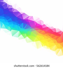 Colorful Polygonal Mosaic Background, Creative Design Templates