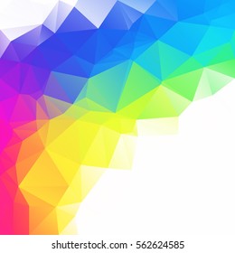 Colorful Polygonal Mosaic Background, Creative Design Templates