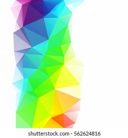 Colorful Polygonal Mosaic Background, Creative Design Templates